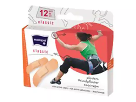 пластыри MATOPAT Classic 12шт/уп.