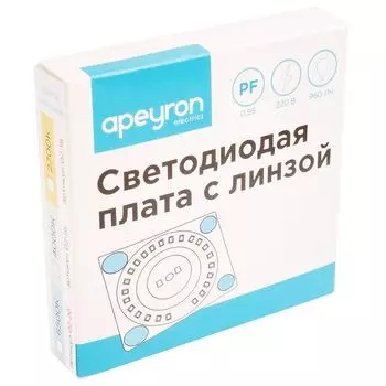 плата светодиодная APEYRON 12Вт IP20 80*80мм 4000К дневной свет