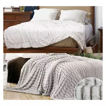 плед BUENAS NOCHES 220х240см в ассортименте /разный рисунок/ серый, арт.83579