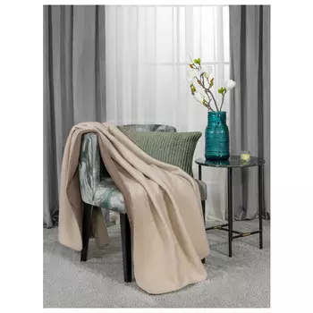 плед MEDSLEEP Альбек 130х180см хлопок 60% коричневый, арт.1015.00227