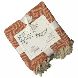 плед SPANY Home Geometry 120х150см бежевый, арт.ПГ-10969