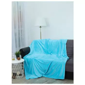 плед TEXREPUBLIC 150х200см голубой арт.24856