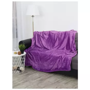 плед TEXREPUBLIC 150х200см сиреневый арт.24855