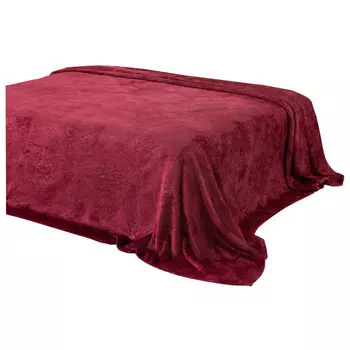 плед TEXREPUBLIC Дамаск 200х220см бордовый, арт.18702