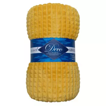 плед TEXREPUBLIC Кубики 150х200см желтый, арт.93424