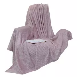 плед TEXREPUBLIC Ромбики 150х200см персиковый, арт.12884