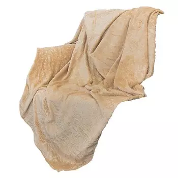 плед TEXREPUBLIC Узоры 150х200см бежевый, арт.18701