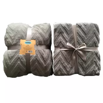 плед TODELIA 220х240см бежевый, арт.EDPCF01