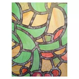 пленка самокл.Gekkofix 45см х 2м реймс цветной витраж, арт.10002