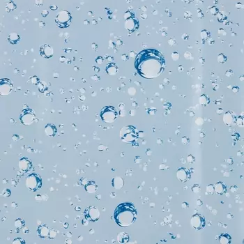 пленка самоклеящаяся Рыжий Кот 45смх2м капли голубые, арт.102029