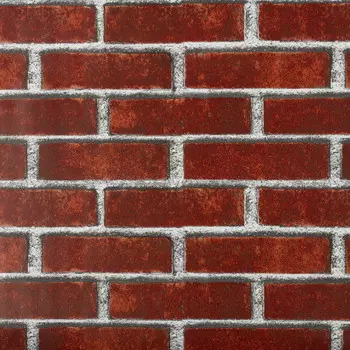 пленка самоклеящаяся Рыжий Кот 45смх8м кирпич красный, арт.104895