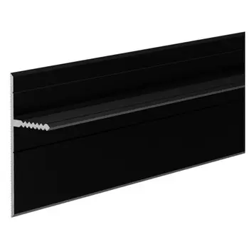 плинтус алюминиевый теневой Плт 44 черный 2,5м