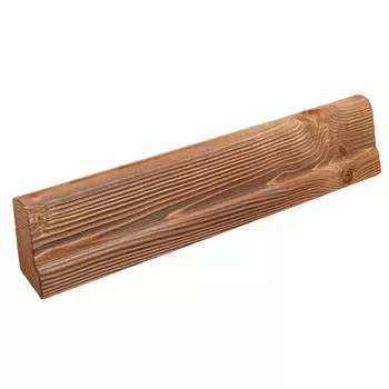 плинтус евро брашированный 2000х70х20мм орех сорт ав