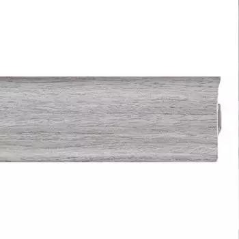 плинтус ИДЕАЛ Классик 55 Орех серый 2200х55х22мм ПВХ