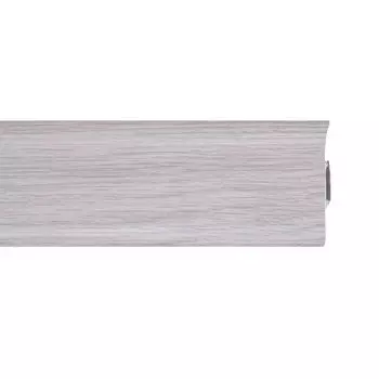 плинтус ИДЕАЛ Классик 55 Ясень серый 2200х55х22мм ПВХ