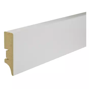 плинтус МДФ BESTENHAUS 60 2200х60х12мм белый под покраску