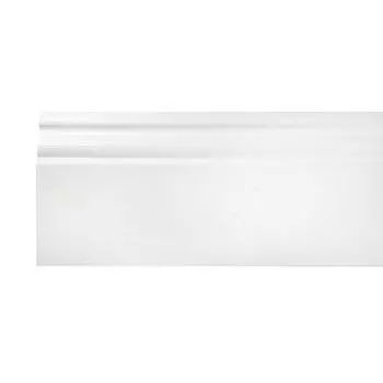 плинтус МДФ под покраску белый 2,2 мх90 ммх19 мм с 3D-эффектом "живой древесины"