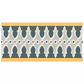 плинтус настенный 12х25,1 MENARA, разноцветный микс