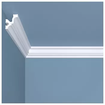 плинтус потолочный BELLO-DECO К 11 35х30х2000мм полимер(xps) белый, арт. 00-00104315