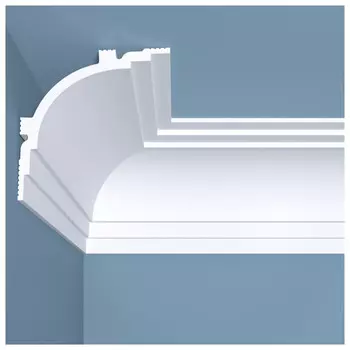 плинтус потолочный BELLO-DECO К 14 110х110х2000мм полимер(xps) белый, арт. 00-00104360