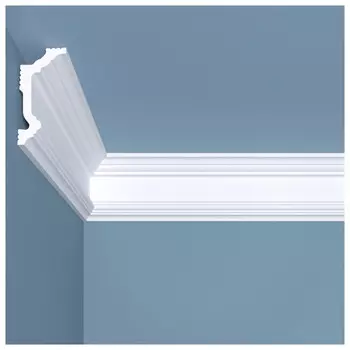 плинтус потолочный BELLO-DECO К 5 70х35х2000мм полимер(xps) белый, арт. 00-00004637