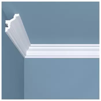 плинтус потолочный BELLO-DECO К 7 45х35х2000мм полимер(xps) белый, арт. 00-00004639