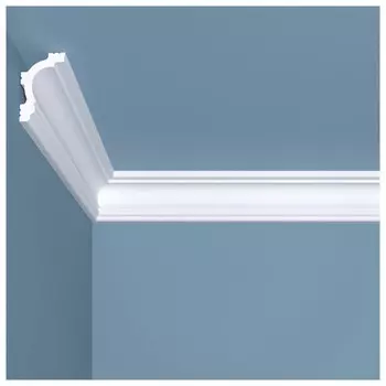плинтус потолочный BELLO-DECO К 8 45х30х2000мм полимер(xps) белый, арт. 00-00004640