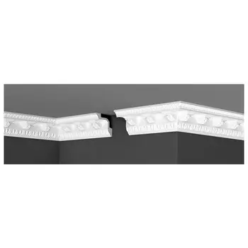 плинтус потолочный ДЕ-БАГЕТ ДП 21/100 71х71х2000мм полистирол, арт.00-00001079