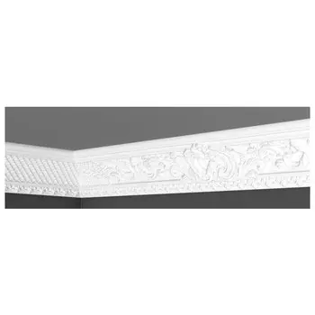 плинтус потолочный ДЕ-БАГЕТ ДП 45/170 120х120х2000мм полистирол, арт.00-00002961