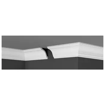 плинтус потолочный ДЕ-БАГЕТ П 09 80х80х2000мм полистирол, арт.00-00003546