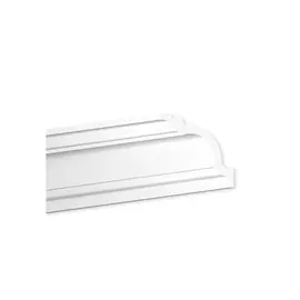 плинтус потолочный ПЛИНТЭКС 80х80х2000мм белый, арт.I80/80SC