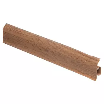 плинтус ПВХ LIDER 2500х50х20мм орех моррис