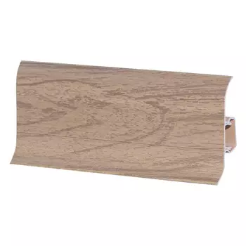 плинтус ПВХ LIDER 2500х62х23мм орех донской