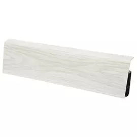 плинтус ПВХ SALAG Lima 2500х72х22мм Белый гумпи G9