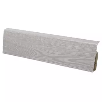 плинтус ПВХ SALAG Lima 2500х72х22мм Серый гладстоун G8