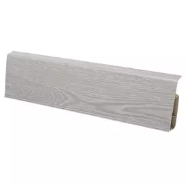 плинтус ПВХ SALAG Lima 2500х72х22мм Серый гладстоун G8