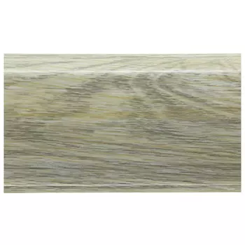 плинтус ПВХ Winart Quadro 2200х55мм Дуб нуар со съёмной панелью