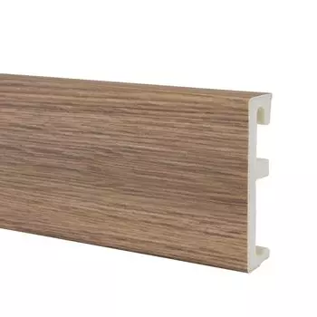 плинтус SALAG ALPHA Дуб мятный 2400x80мм ударопрочный ПВХ