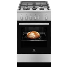 плита газовая ELECTROLUX RKG500003X 4 конфорки 85х50х60см серебристый