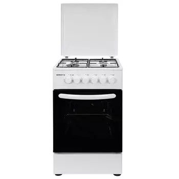 плита комбинированная KRAFT KF-FSK5302ES 85,5х50х55см серебристый (электрическая духовка)