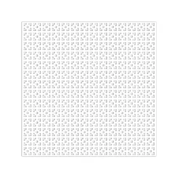 плита потолочная STELLA Дамаско белая 595х595мм ХДФ с перфорацией 14шт.