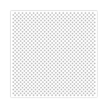 плита потолочная STELLA Глория белая 595х595мм ХДФ с перфорацией 14шт.