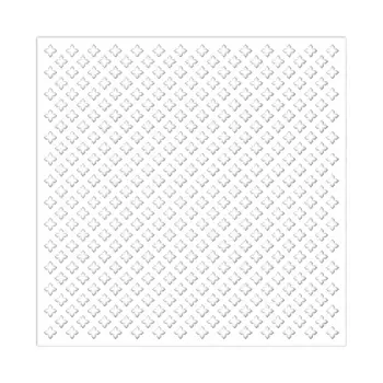 плита потолочная STELLA Готико белая 595х595мм ХДФ с перфорацией 14шт.