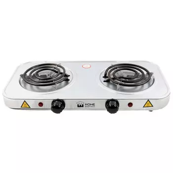 плитка электрическая HOME ELEMENT HE-HP702 2000Вт 2конф. нерж.