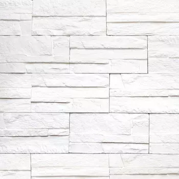 плитка гипсовая Casavaga Боро 01 искусственный камень белая,0,5 м2