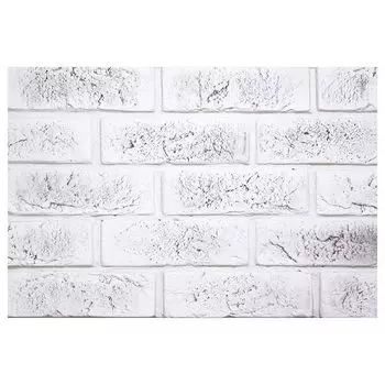 плитка гипсовая Casavaga Лофт 411 белая 0,5 м2