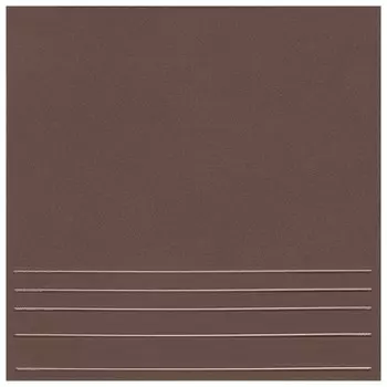 плитка клинкерная керамическая КЕРАМИН АМСТЕРДАМ ступень 29,8х29,8 коричневый