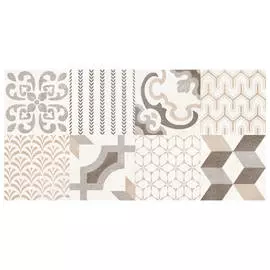 плитка настенная 19,8х39,8 Дюна фантазия бежевая