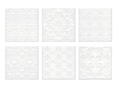 плитка настенная 20х20 СУРРЕЙ, белый