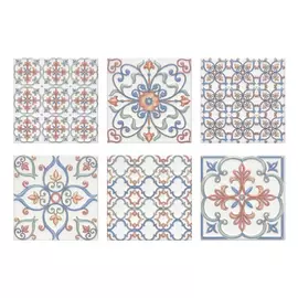 плитка настенная 20х20 СУРРЕЙ орнамент, цветной